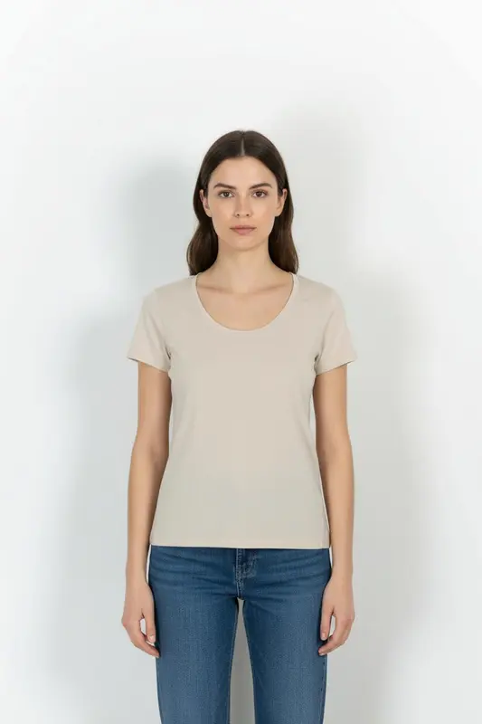 Tee-shirt Beige - Taille M/38