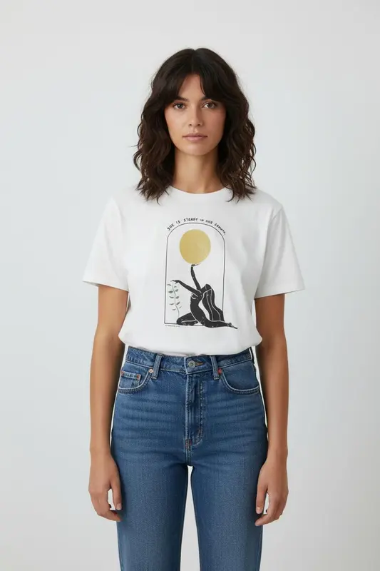 Tee-shirt beige - Taille S/36