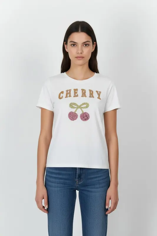 Tee-shirt Blanc - Taille M/38