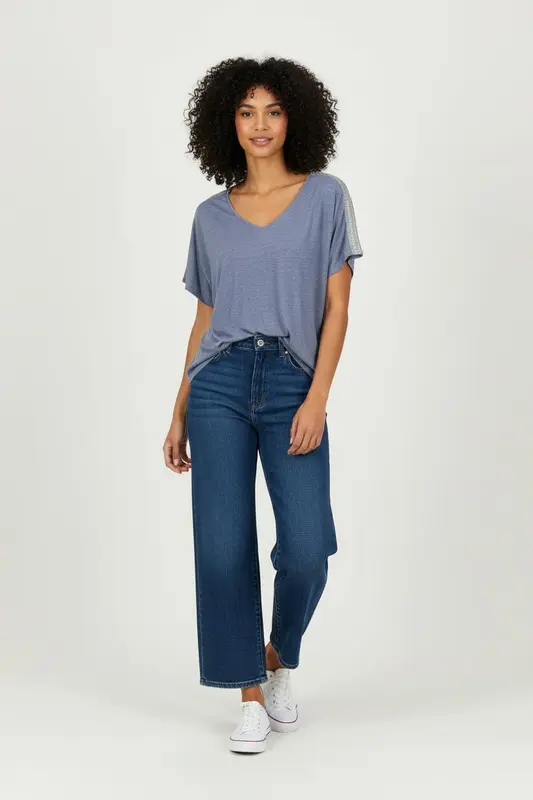 Tee-shirt Bleu - Taille S/36