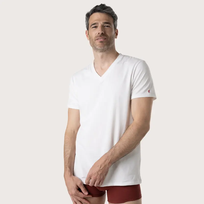 Tee-shirt col V homme Fait en France Eminence