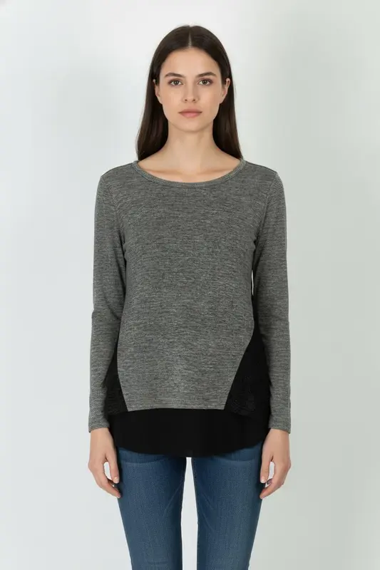 Tee-shirt Gris et Noir - Taille S/36