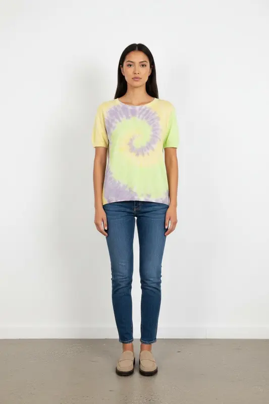 Tee-shirt Jaune et Violet - Taille S/36