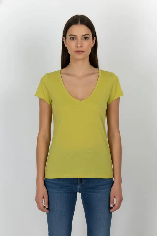 Tee-shirt Jaune - Taille S/36