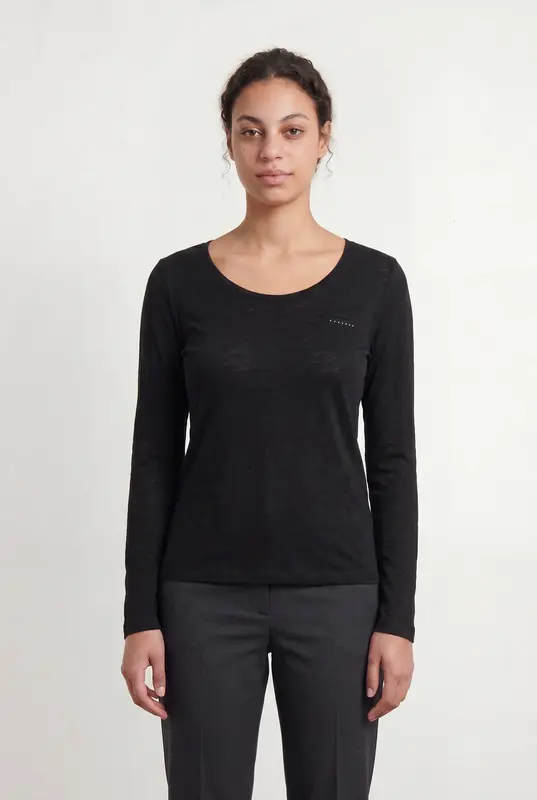Tee-shirt Manche Longue Noir - Taille L/40