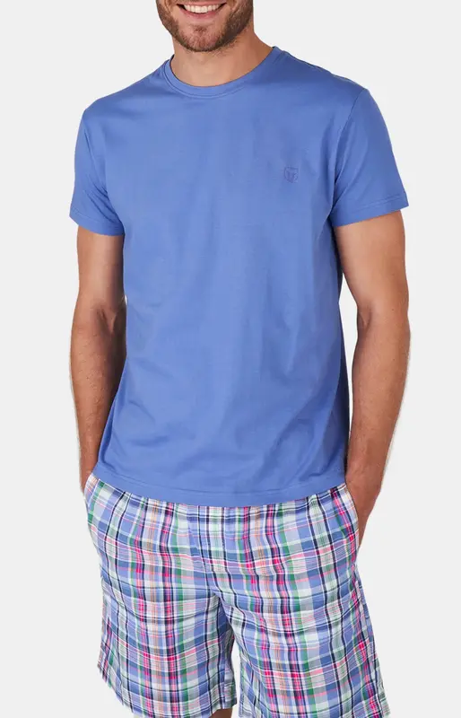 Tee-shirt manches courtes - Coton Azur
