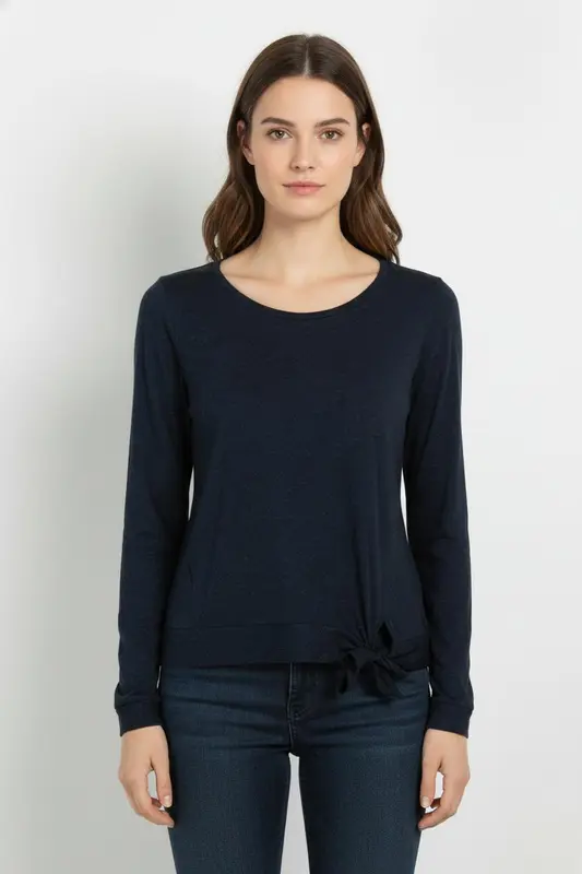 Tee-shirt Manches Longues Bleu - Taille XS/34