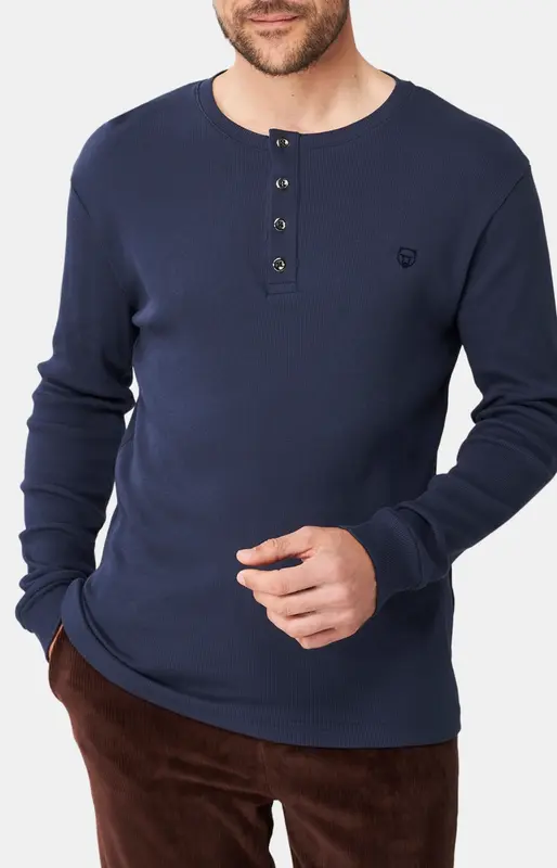 Tee-shirt manches longues - Marine