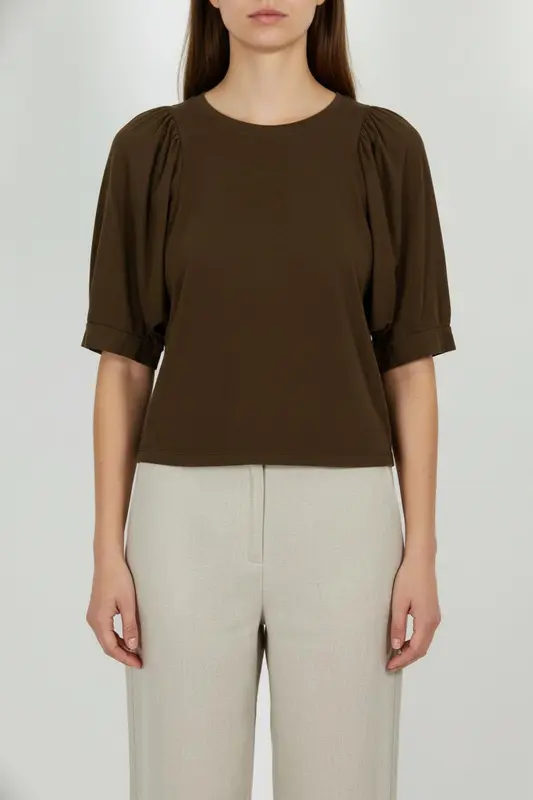 Tee-shirt Marron - Taille M/38