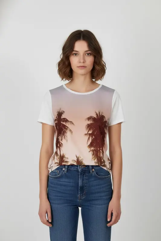 Tee-shirt Multicolore - Taille M/38 - imparfaites