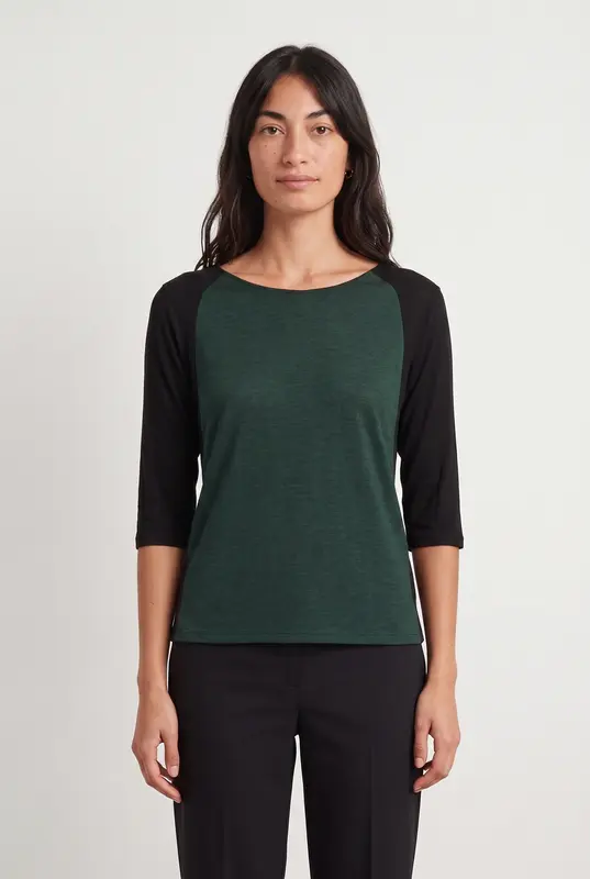 Tee-shirt Noir et Vert - Taille M/38