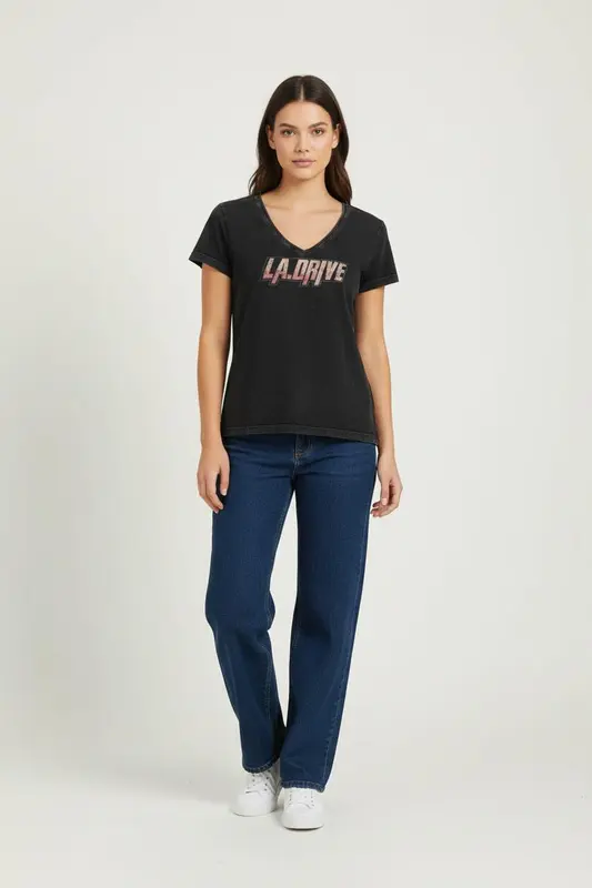 Tee-shirt Noir - Taille L/40