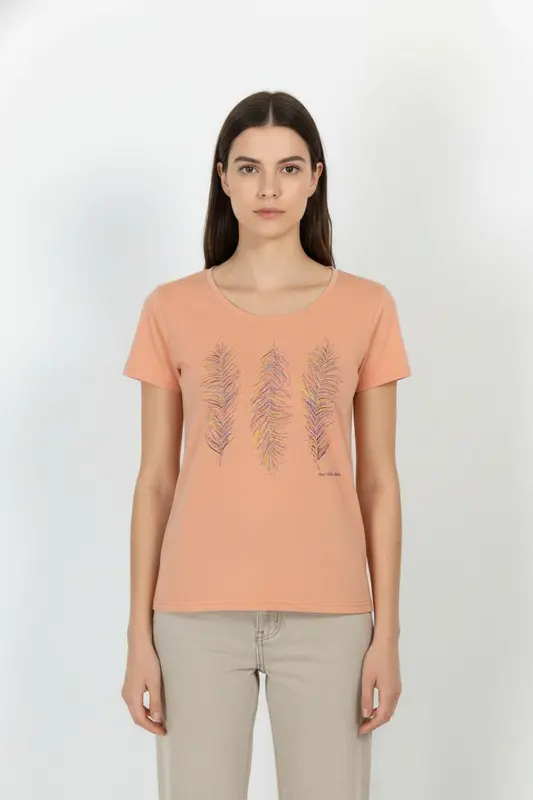 Tee-shirt Orange - Taille XS/34