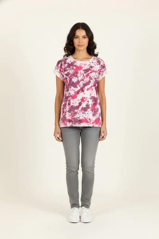 Tee-shirt Rose et Violet - Taille M/38
