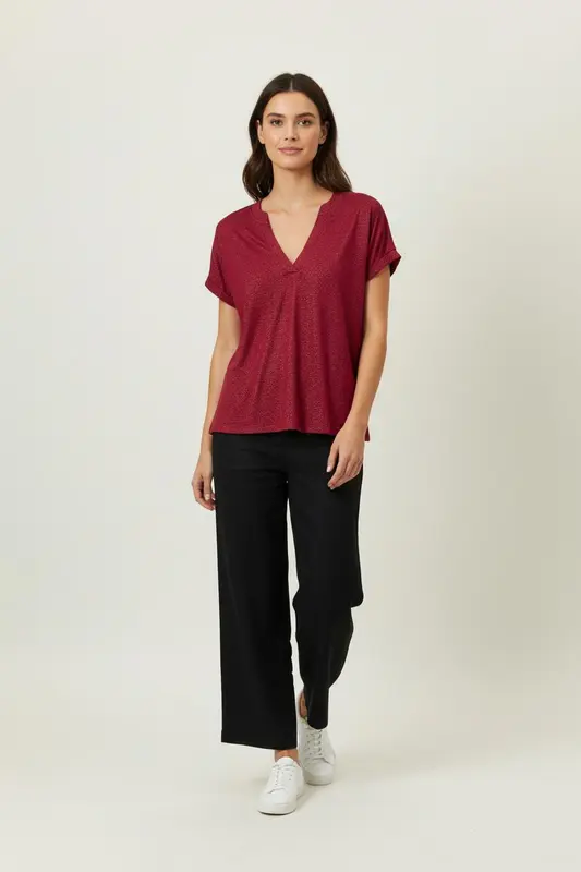 Tee-shirt Rose - Taille S/36