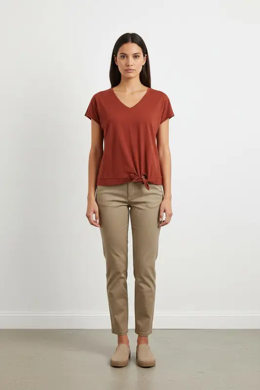 Tee-shirt Rouge - Taille XS/34
