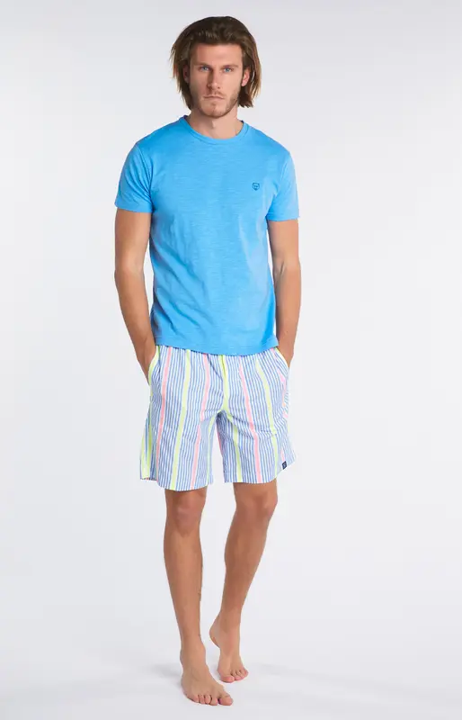 Tee shirt uni - Azur