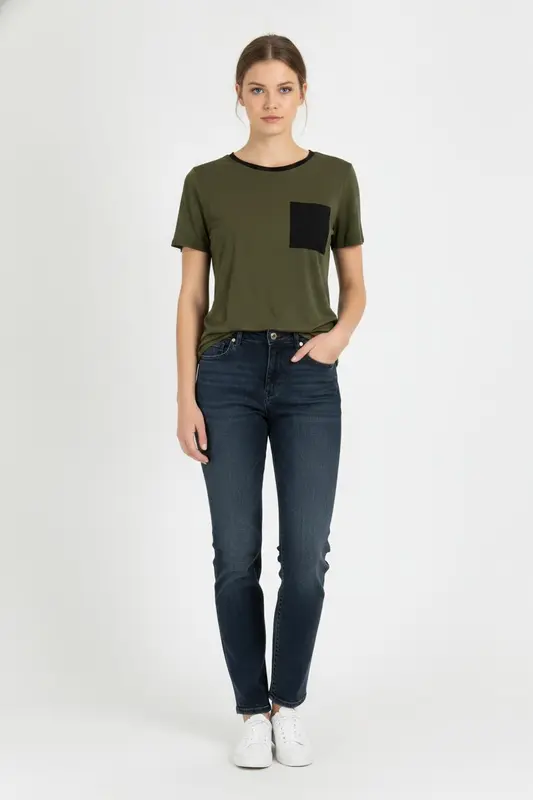 Tee-shirt Vert et Noir - Taille S/36