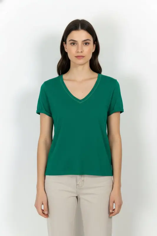 Tee-shirt Vert - Taille XXL/44