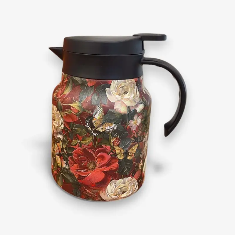 Thermos à thé BrewFlora poignée latérale pratique