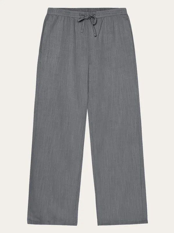 Tim tapered linen blend pants - Ultimate Grey