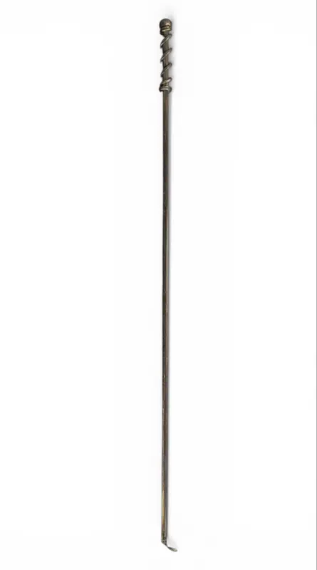 Tiran de rideau vintage bronze mousqueton – 1 mètre