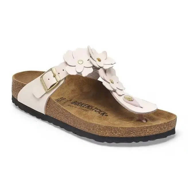 Tongs BIRKENSTOCK Femme GIZEH FLOWER rose