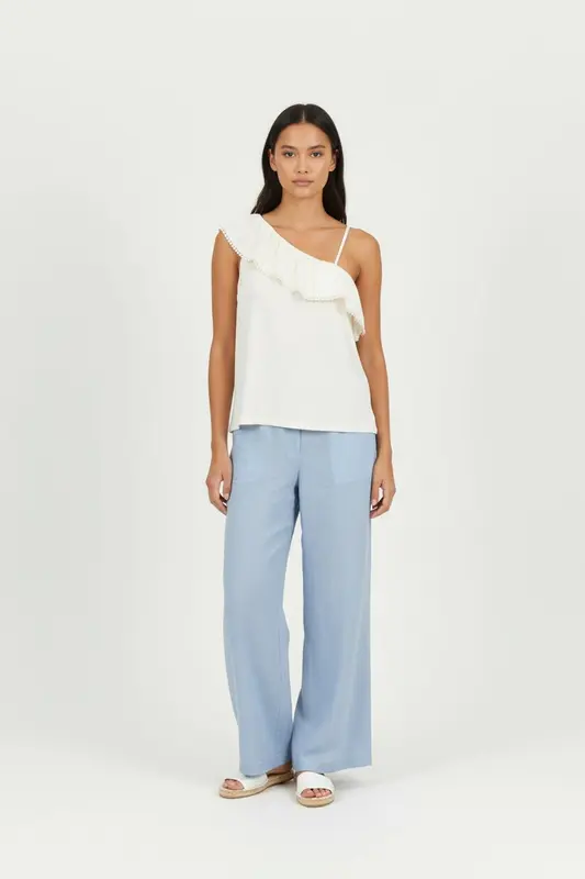 Top Épaules Dénudées Beige - Taille XS/34