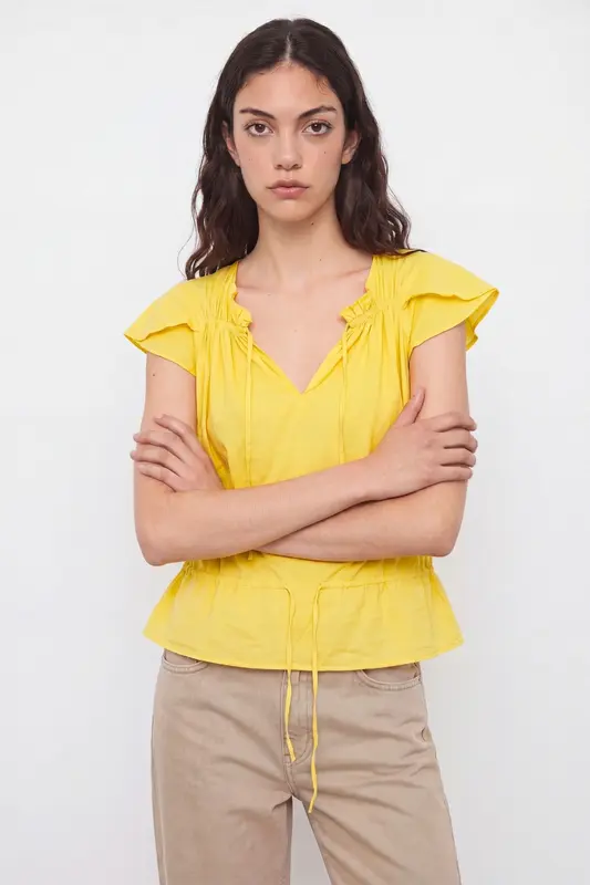 Top jaune - Taille L/40