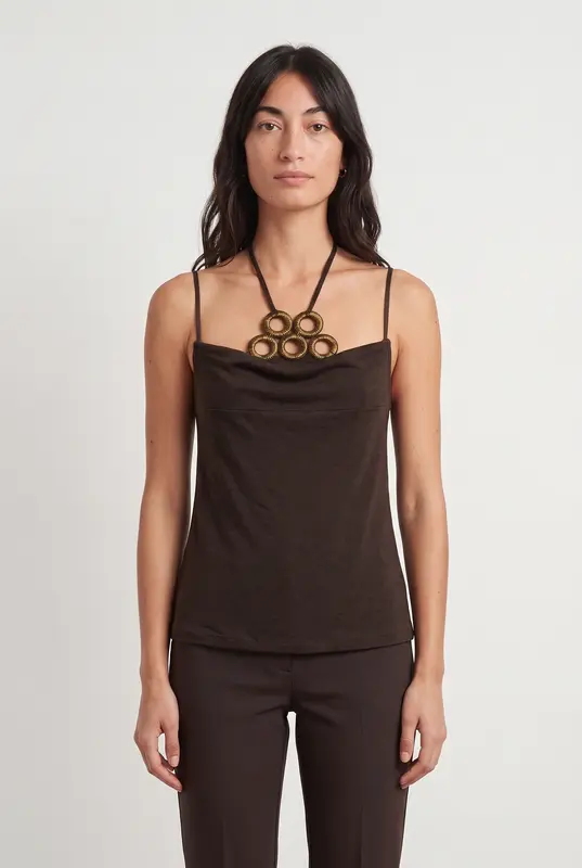 Top Marron - Taille XS/34