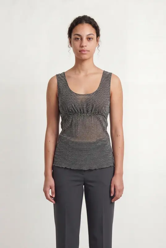 Top Noir et Blanc - Taille L/40