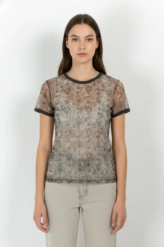 Top Transparent Multicolore - Taille M/38