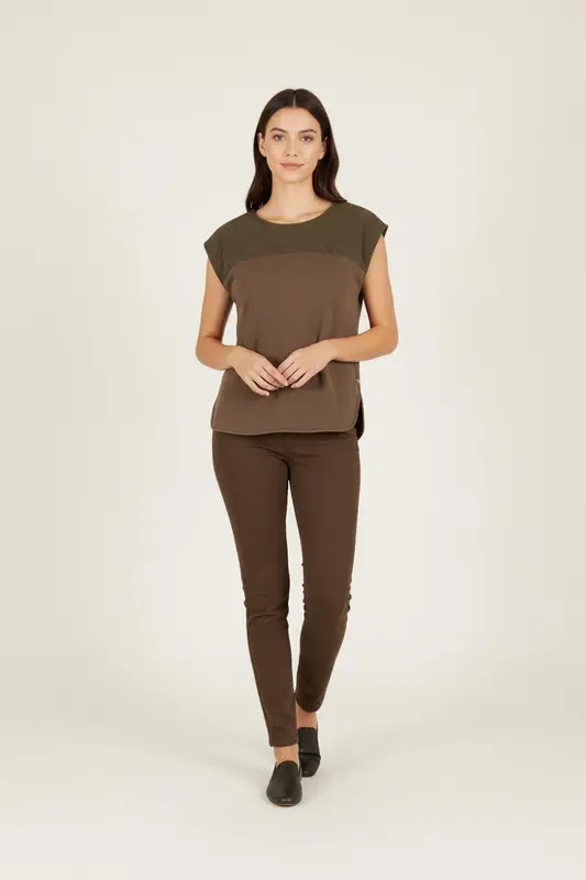 Top vert - Taille XS/34