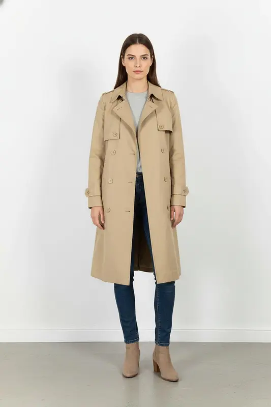 Trench Beige - Taille M/38 - imparfaites