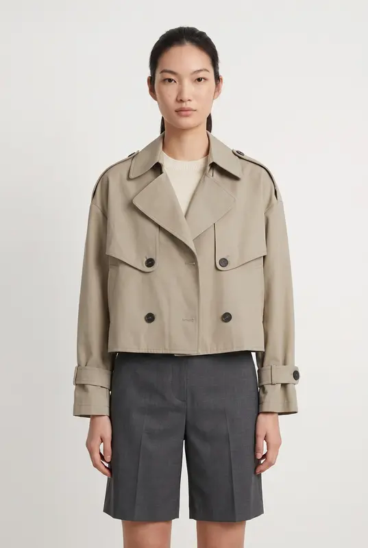 Trench Court Beige - Taille XS/34