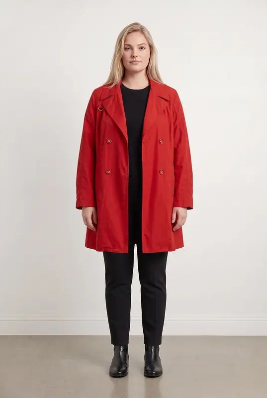 Trench Rouge - Taille XXL/44