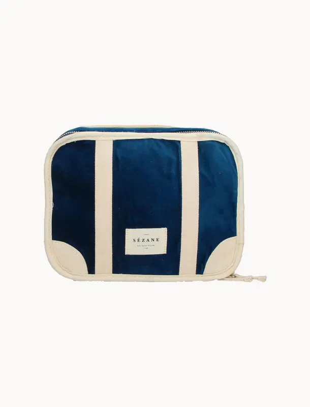 Trousse de Toilette Bleue et Blanche - Taille T.U.