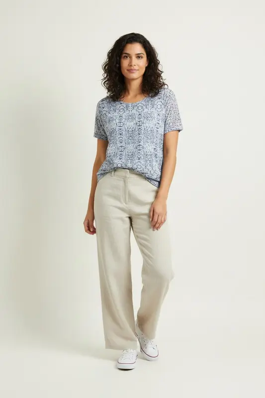 Tunique Bleu et Blanc - Taille M/38