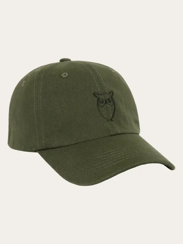 Twill logo cap - Forest Night