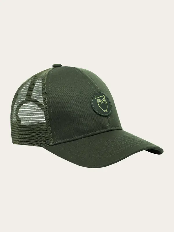 Twill trucker cap - Forest Night