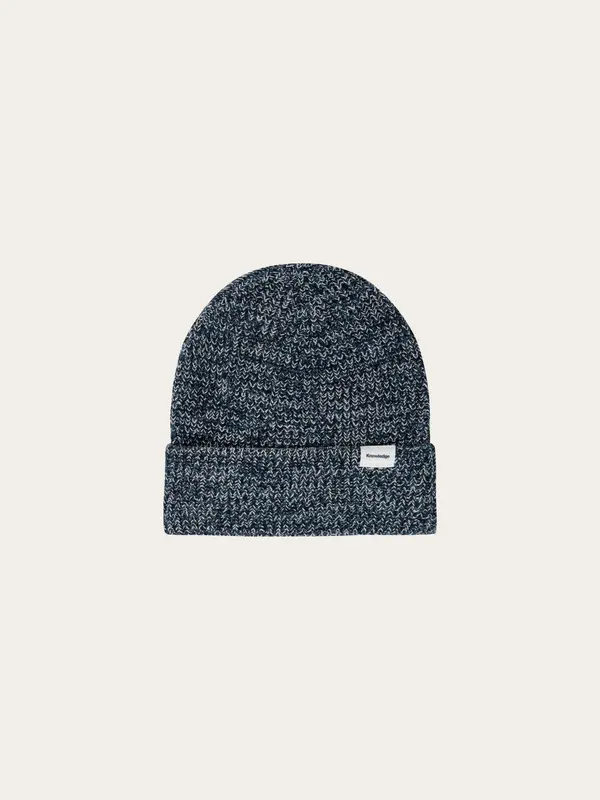 Twisted yarn beanie - Night Sky
