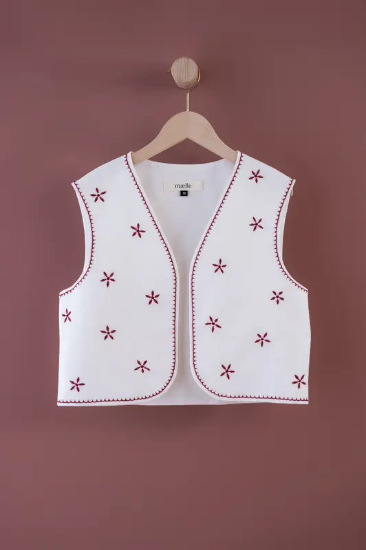 Ty Lenn - Boléro Ilur brodé blanc cassé