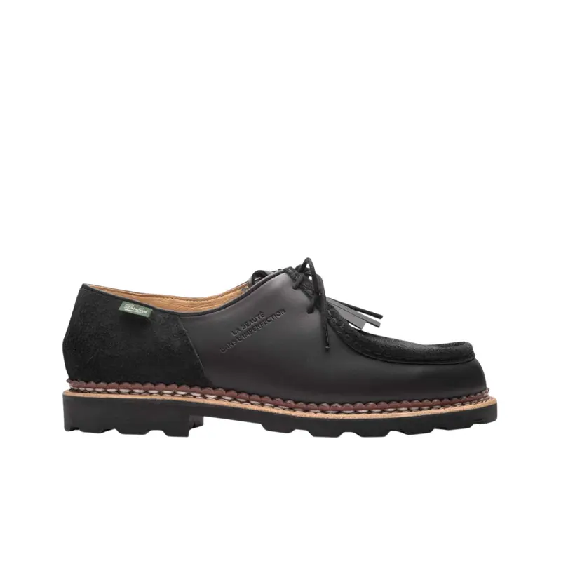 Universal Works x Paraboot UW Michael Marche Noire Lis Vel Noir