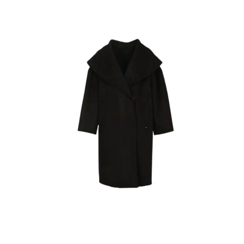 VAILA (REF. 65356) NOIR - MANTEAU EN LAINE