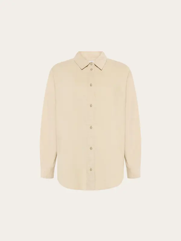 Vega relaxed corduroy shirt - Light feather gray