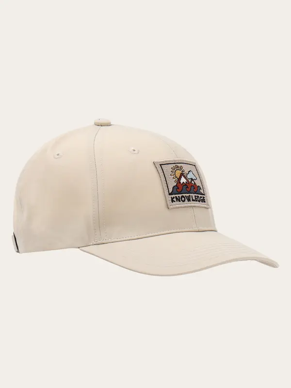 Vent canvas 200 badge cap - Light feather gray