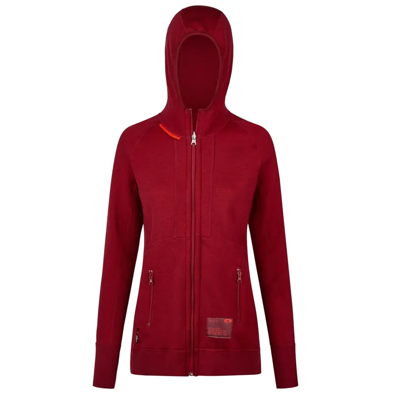 Veste à capuche femme 100% mérinos d’Arles