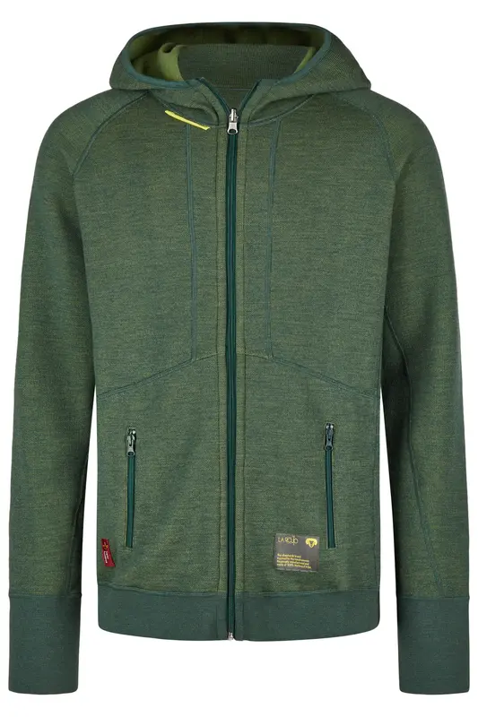 Veste à capuche homme 100% mérinos d’Arles