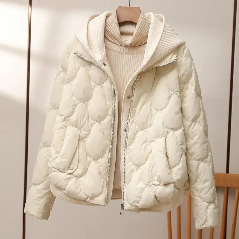 Veste à capuche isolante pour l'hiver