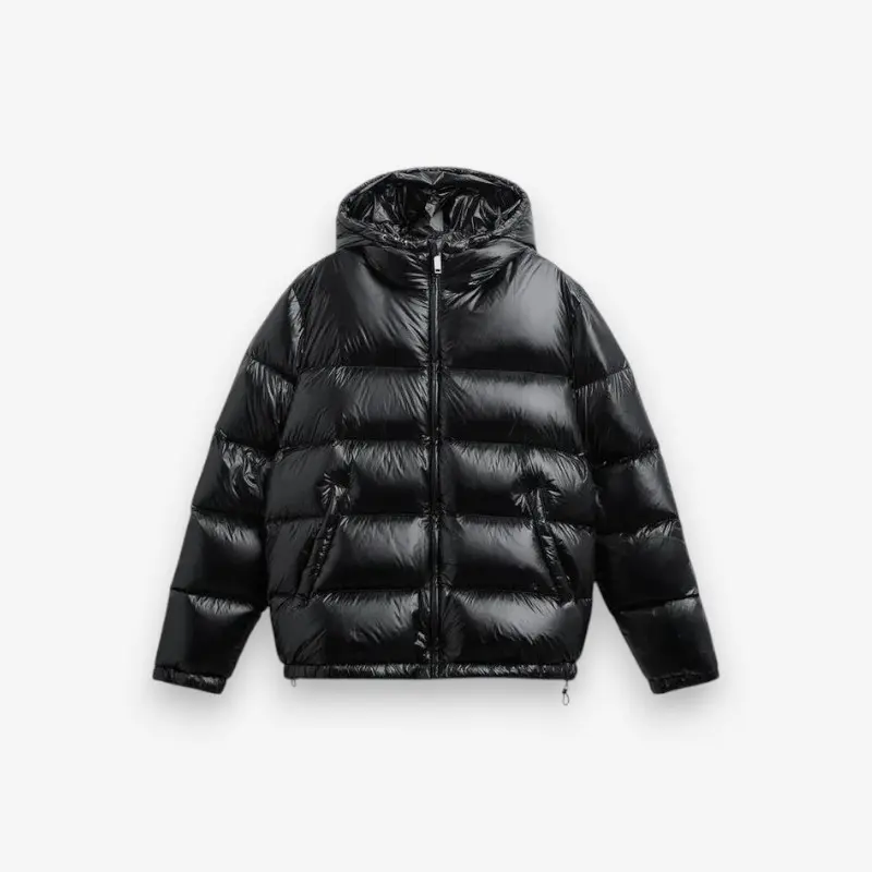 Veste à capuche zippée manches longues avec poches